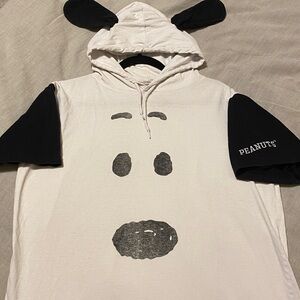 Peanuts Snoopy Hoodie 100 Cotton Large 20P 24L